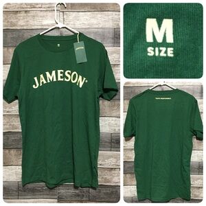 Jameson Whisky T Shirt Men’s M Hunter Green Graphic Tee Taste Responsibly